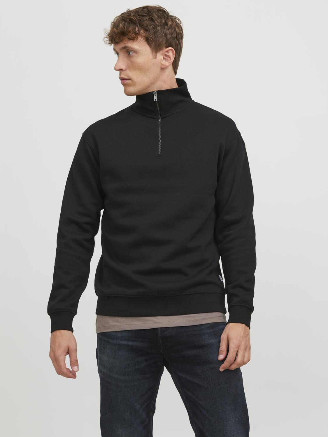 JJEBRADLEY HALF ZIP SWEATSHIRT